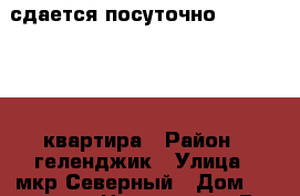   сдается посуточно              квартира › Район ­ геленджик › Улица ­ мкр Северный › Дом ­ 12а кв.78 › Цена ­ 2 000 - Все города Недвижимость » Квартиры аренда посуточно   . Забайкальский край
